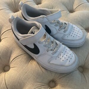 Nike Kids White and Black Sneakers